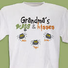 Bugs and Kisses Personalized Halloween T-shirt